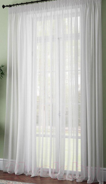 Изображение товара Гардина Pasionaria Эйприл 300x250 (белый)