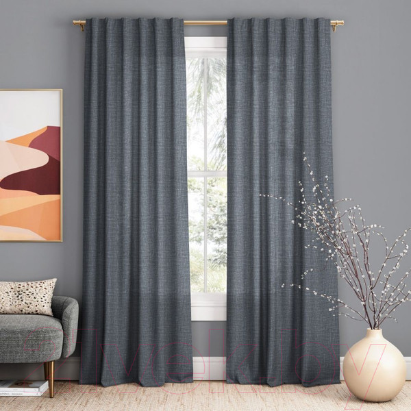 Изображение товара Комплект штор Pasionaria Бохо 300x240 (серый)