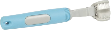 Изображение товара Зубная щетка для животных Beeztees 796236 (серый/голубой)