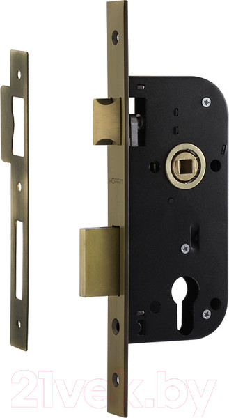 Изображение товара Корпус врезного замка Нора-М КЗВ-100 (старая бронза)