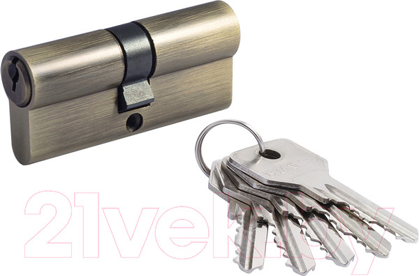 Изображение товара Цилиндровый механизм замка Нора-М STD Z Л-60 30/30 (старая бронза)