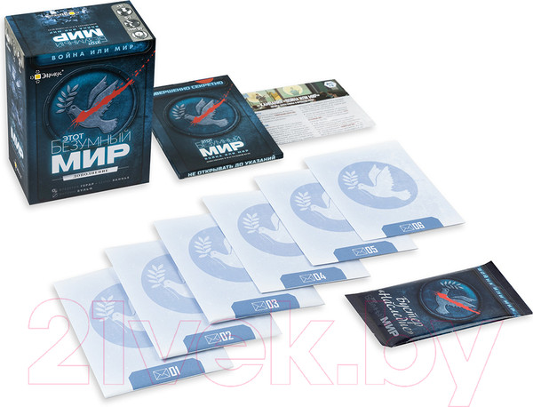 Изображение товара Дополнение к настольной игре Эврикус Этот безумный мир. Война или мир / PG-17344