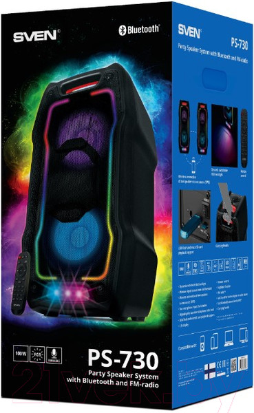 Изображение товара Портативная колонка Sven PS-730