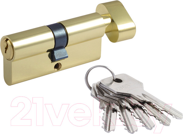 Изображение товара Цилиндровый механизм замка Нора-М STD Z ЛВ-70 35/35 (золото)