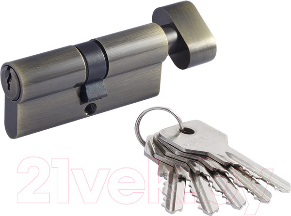 Изображение товара Цилиндровый механизм замка Нора-М STD Z ЛВ-70 35/35 (старая бронза)