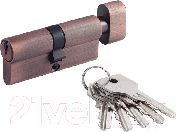 Изображение товара Цилиндровый механизм замка Нора-М STD Z ЛВ-70 35/35 (старая медь)