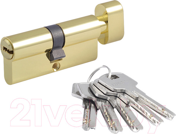 Изображение товара Цилиндровый механизм замка Нора-М STD Z ЛПВ-70 35/35 (золото)