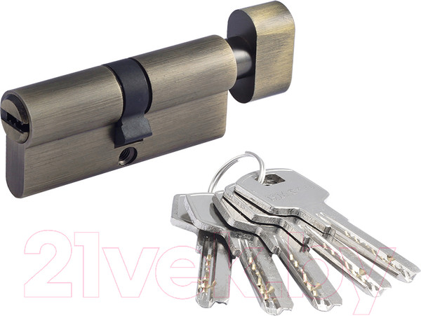 Изображение товара Цилиндровый механизм замка Нора-М STD Z ЛПВ-70 35/35 (старая бронза)