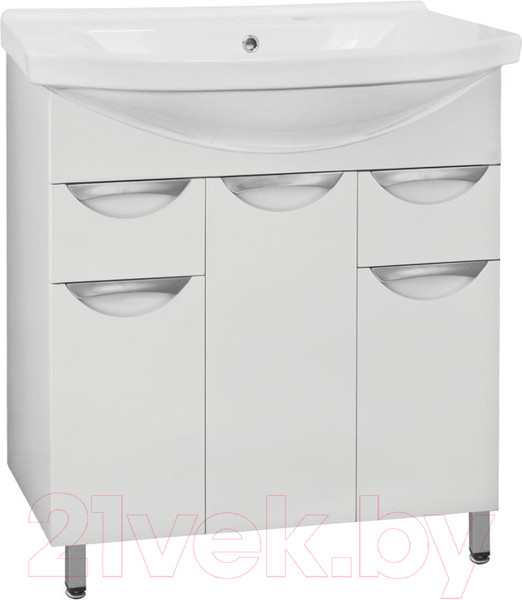 Изображение товара Тумба под умывальник Style Line Жасмин 100 2 ящика (для классической раковины)