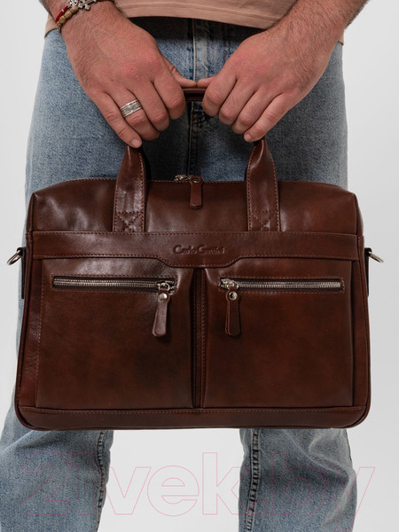 Изображение товара Сумка для ноутбука Carlo Gattini Premium Lugano / 1007-53 (коричневый)