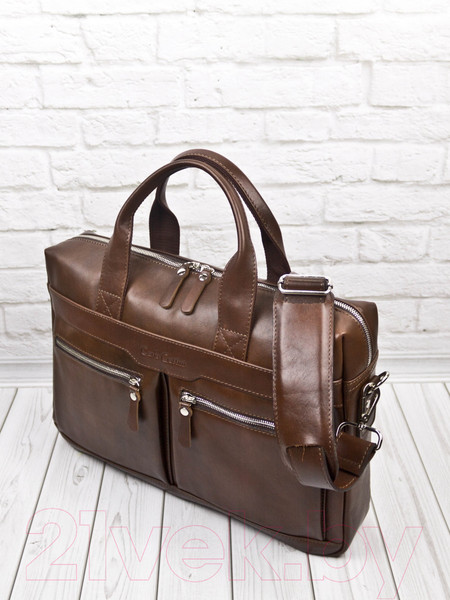 Изображение товара Сумка для ноутбука Carlo Gattini Premium Lugano / 1007-53 (коричневый)