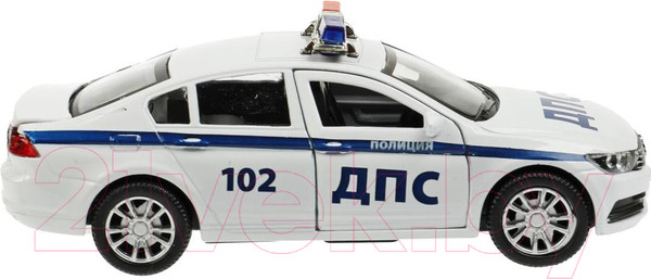 Изображение товара Автомобиль игрушечный Технопарк Volkswagen Passat Полиция / PASSAT-12POL-WH