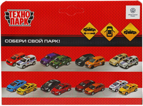 Изображение товара Автомобиль игрушечный Технопарк Volkswagen Passat Полиция / PASSAT-12POL-WH