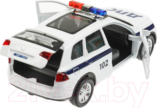 Изображение товара Автомобиль игрушечный Технопарк Volkswagen Touareg Полиция / TOUAREG-12POL-WH