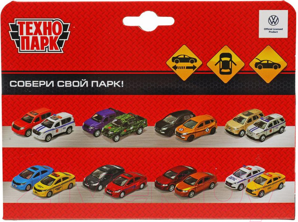 Изображение товара Автомобиль игрушечный Технопарк Volkswagen Touareg Полиция / TOUAREG-12POL-WH