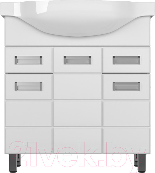 Изображение товара Тумба под умывальник Style Line Ирис 80 2 ящика (для классической раковины)