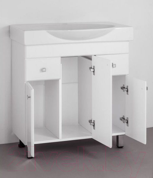 Изображение товара Тумба под умывальник Style Line Крокус 90 2 ящика (для классической раковины)