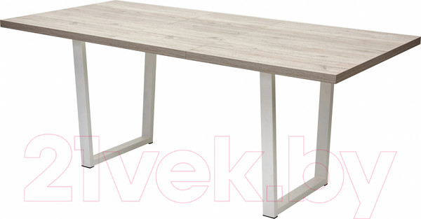 Изображение товара Обеденный стол M-City Лофт 160 / 462M05254 (дуб анкона/белый)