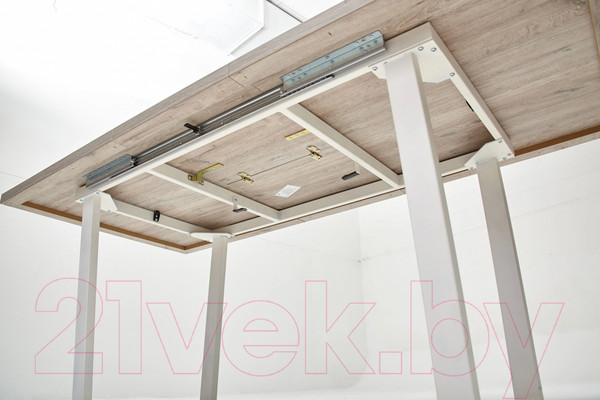 Изображение товара Обеденный стол M-City Лофт 160 / 462M05254 (дуб анкона/белый)