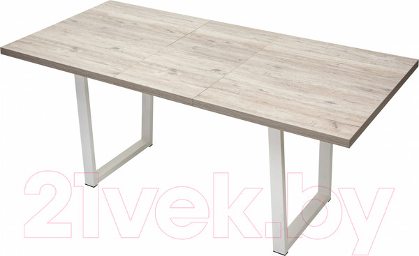 Изображение товара Обеденный стол M-City Лофт 160 / 462M05254 (дуб анкона/белый)