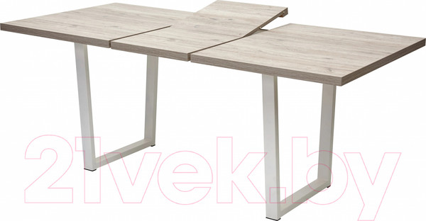 Изображение товара Обеденный стол M-City Лофт 160 / 462M05254 (дуб анкона/белый)