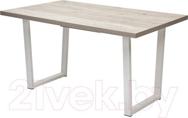 Изображение товара Обеденный стол M-City Лофт 160 / 462M05254 (дуб анкона/белый)