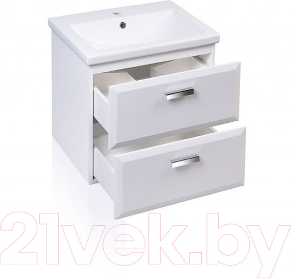 Изображение товара Тумба под умывальник Style Line Лотос 60 (подвесная, для квадратной раковины)