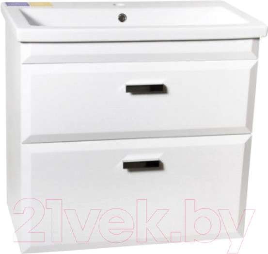 Изображение товара Тумба под умывальник Style Line Лотос 60 (подвесная, для квадратной раковины)