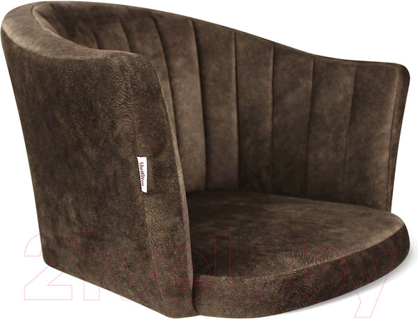 Изображение товара Стул барный Sheffilton SHT-ST42-1/S29-1 (кофейный трюфель/черный муар)