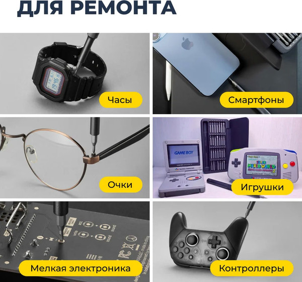 Изображение товара Отвертка HOTO Precision Screwdriver Set QWLSD009