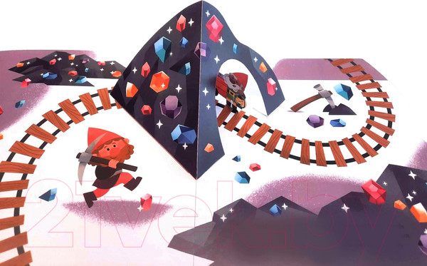 Изображение товара Книжка-панорамка Робинс Белоснежка