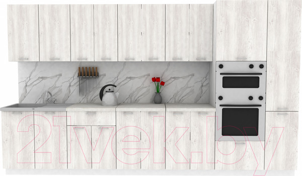 Изображение товара Кухонный гарнитур Eligard Lion 3.6 (сосна каньон/королевский опал)