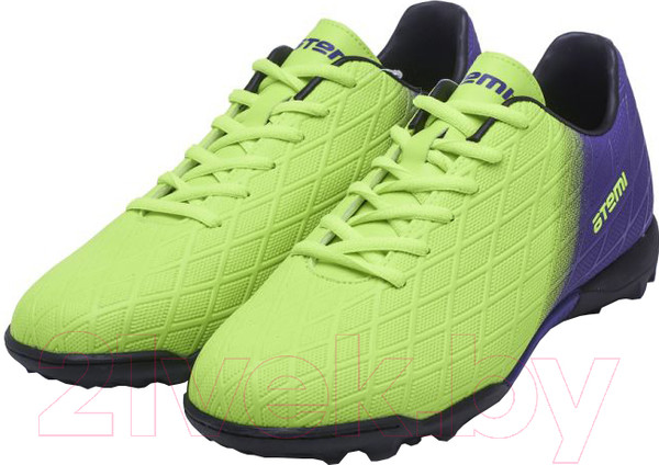 Изображение товара Бутсы футбольные Atemi Turf SBA-005 (ярко-салатовый/фиолетовый, р-р 41)