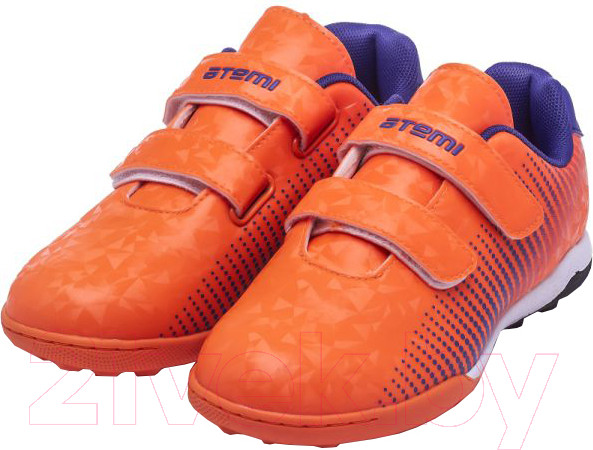 Изображение товара Бутсы футбольные Atemi Turf Kids SBA-006 (оранжевый/фиолетовый, р-р 29)