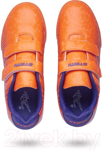 Изображение товара Бутсы футбольные Atemi Turf Kids SBA-006 (оранжевый/фиолетовый, р-р 28)