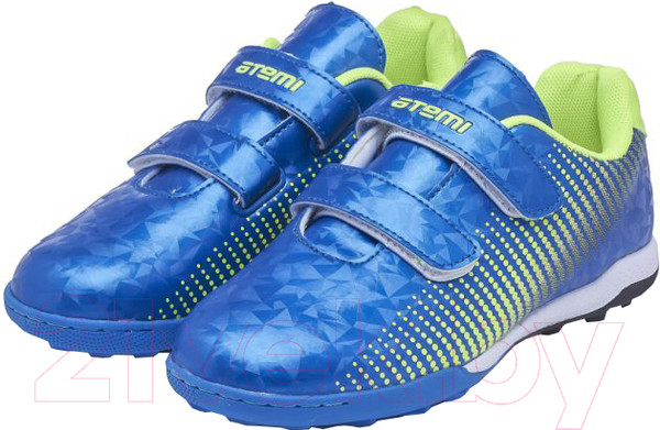 Изображение товара Бутсы футбольные Atemi Turf Kids SBA-006 (синий/ярко-салатовый, р-р 35)