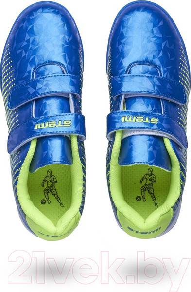 Изображение товара Бутсы футбольные Atemi Turf Kids SBA-006 (синий/ярко-салатовый, р-р 34)