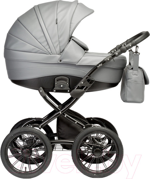 Изображение товара Детская универсальная коляска INDIGO Special Plus 14 (Is 09, темно-серая кожа)