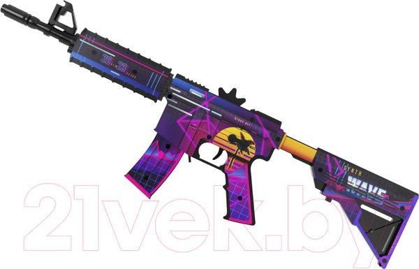 Изображение товара Автомат игрушечный VozWooden М4А4/М4 Active Закат / 2004-0210