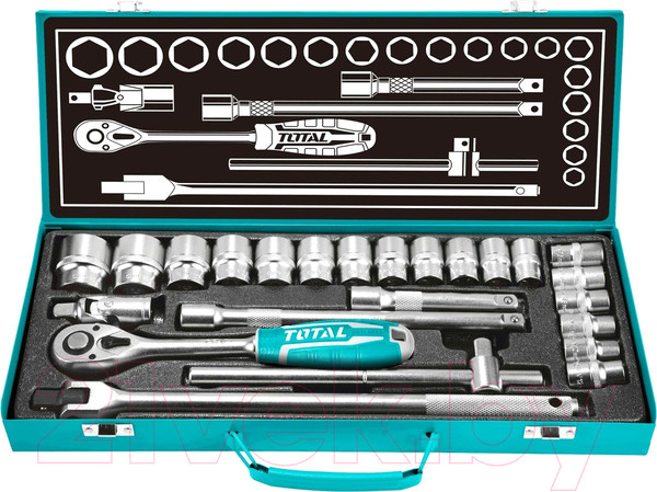 Изображение товара Универсальный набор инструментов TOTAL THT121242
