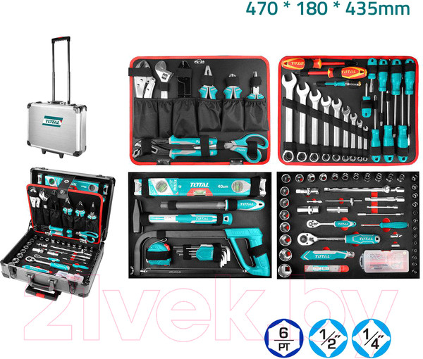 Изображение товара Универсальный набор инструментов TOTAL THKTHP21476