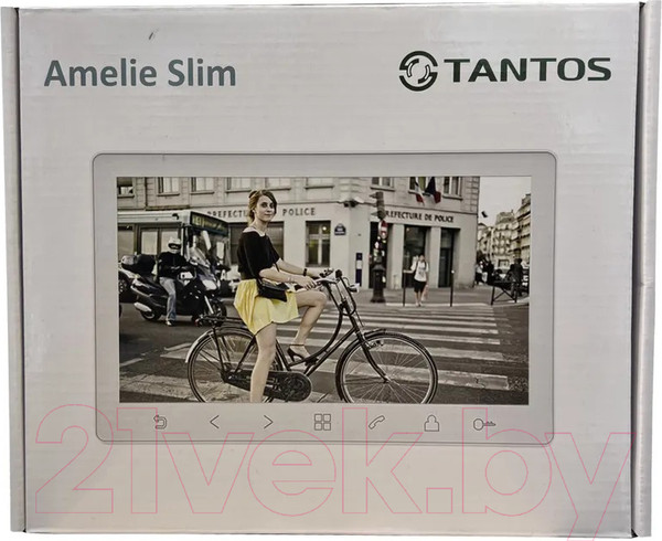 Изображение товара Монитор для видеодомофона Tantos Amelie Slim HD SE (белый)