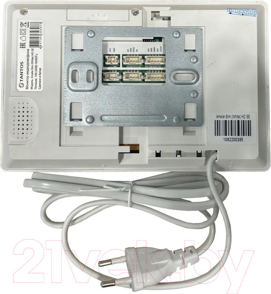 Изображение товара Монитор для видеодомофона Tantos Amelie Slim HD SE (белый)