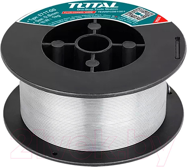 Изображение товара Проволока сварочная TOTAL FB 71TGS / TEWSFC081001 0.8мм (1кг)