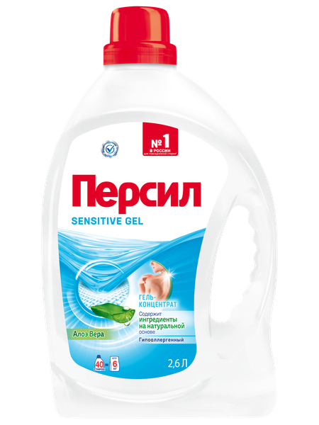Изображение товара Гель для стирки Персил Сенситив (2.6л)