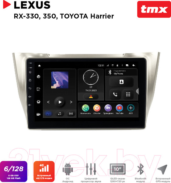 Изображение товара Бездисковая автомагнитола Incar TMX-2701-6