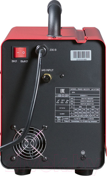 Изображение товара Полуавтомат сварочный Fubag IRMIG 180 SYN с горелкой / 41383