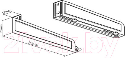 Изображение товара Кронштейн для крепления микроволновой печи Gembird WM-U35-01-W