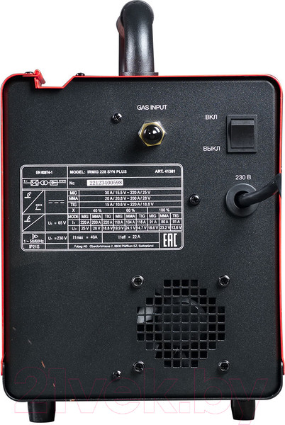 Изображение товара Полуавтомат сварочный Fubag IRMIG 228 SYN Plus с горелкой / 41381.1