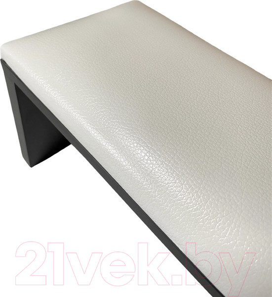 Изображение товара Подставка для маникюра ОМурМебель Эконом 100 глянец латте люкс (черный/белый)